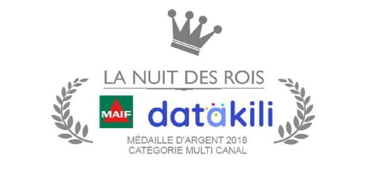 MAIF et datakili remportent la médaille d’argent dans la catégorie multi-canal